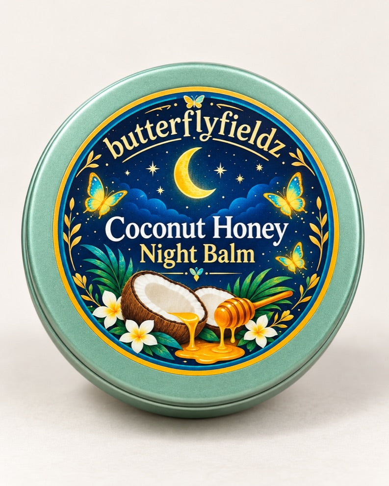 Coconut Honey Night Balm – Fragrance Free – 3oz