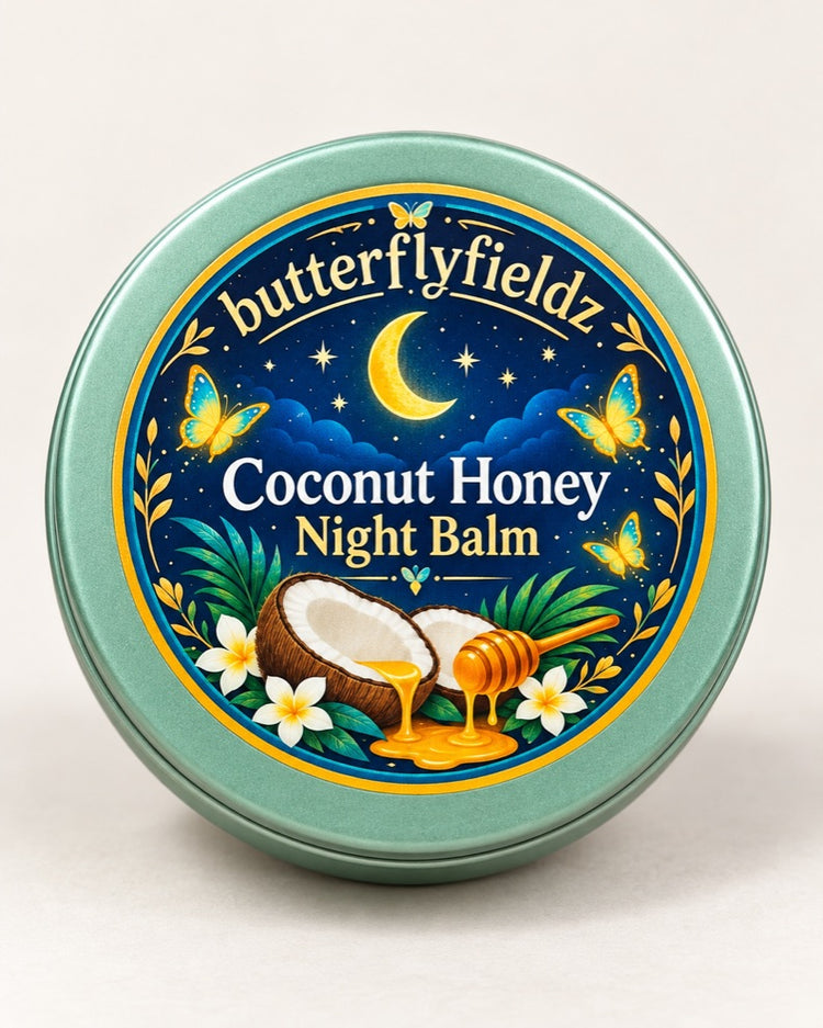 Coconut Honey Night Balm – Fragrance Free – 3oz