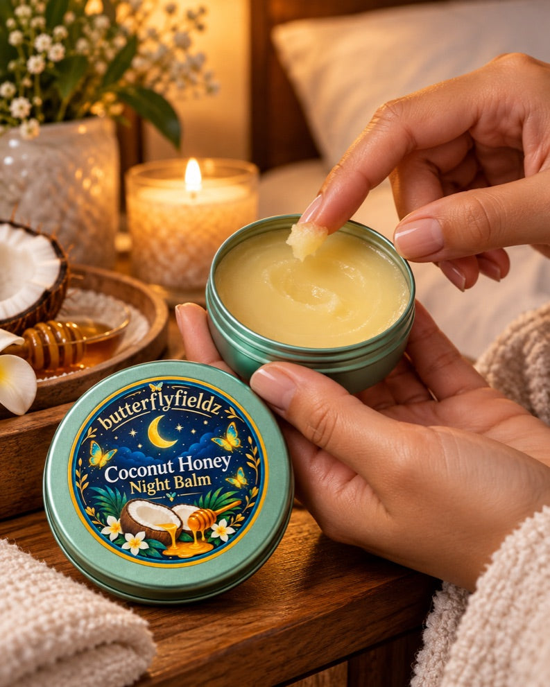 Coconut Honey Night Balm – Fragrance Free – 3oz