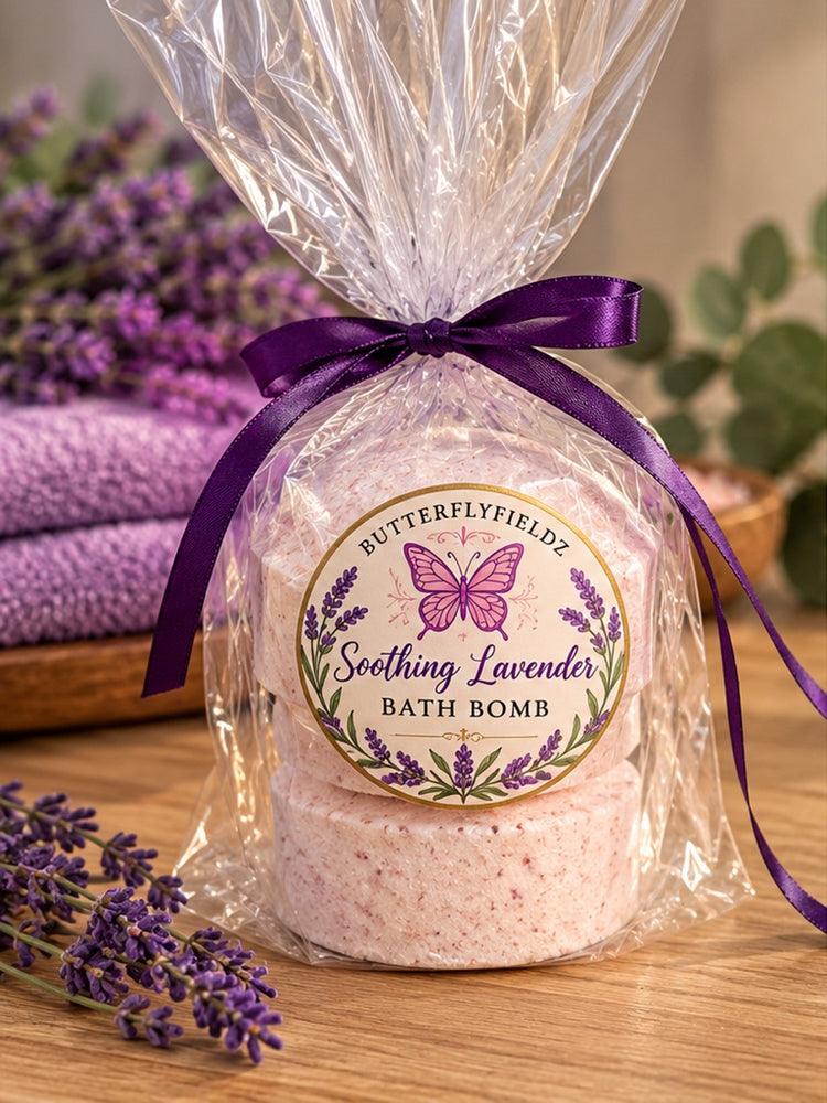 Soothing Lavender Milk Bath Bombs – 2 Count