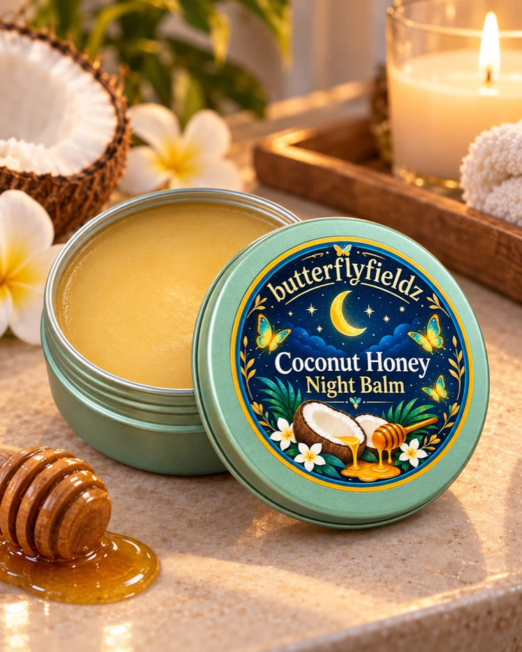Coconut Honey Night Balm – Fragrance Free – 3oz