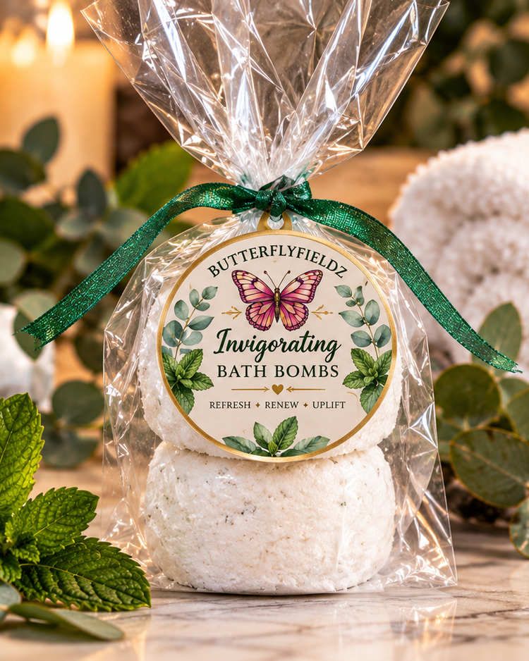 Invigorating Bath Bombs – 2 Count